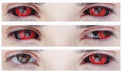 Phantasee Red Black Sclera Contacts Tokyo Ghoul - Red Ghoul/Gremlin (2 lenses/pack)-Sclera Contacts-UNIQSO Canada