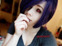 Phantasee Red Black Sclera Contacts Tokyo Ghoul - Red Ghoul/Gremlin (2 lenses/pack)-Sclera Contacts-UNIQSO Canada