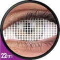 Phantasee Sclera Contacts Rockslide/ Full White Mesh / White Screen (2 lenses/pack)-Sclera Contacts-UNIQSO Canada