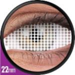 Phantasee Sclera Contacts Rockslide/ Full White Mesh / White Screen (2 lenses/pack)-Sclera Contacts-UNIQSO Canada
