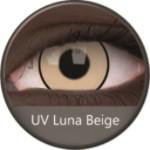Phantasee UV Glow Crazy Lens Luna Beige (2 lenses/pack)-UV Contacts-UNIQSO
