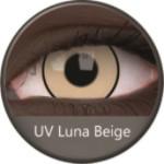Phantasee UV Glow Crazy Lens Luna Beige (2 lenses/pack)-UV Contacts-UNIQSO Canada