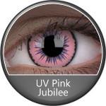 Phantasee UV Glow Crazy Lens Pink Jubilee (2 lenses/pack)-UV Contacts-UNIQSO Canada