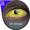 Phantasee UV Glow Yellow Sclera lens Amazo (2 lenses/pack)-Sclera UV Contacts-UNIQSO Canada