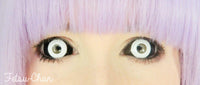 Phantasee White Black Sclera Contacts Medusa (2 lenses/pack)-Sclera Contacts-UNIQSO Canada