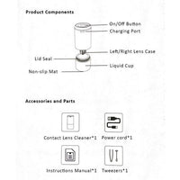 Premium Ultrasonic Contact Lenses Cleaner-Lens Cleaner-UNIQSO Canada