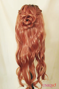 Premium Wig - Auburn Long Big Wave Lace Front Wig-Lace Front Wig-UNIQSO Canada