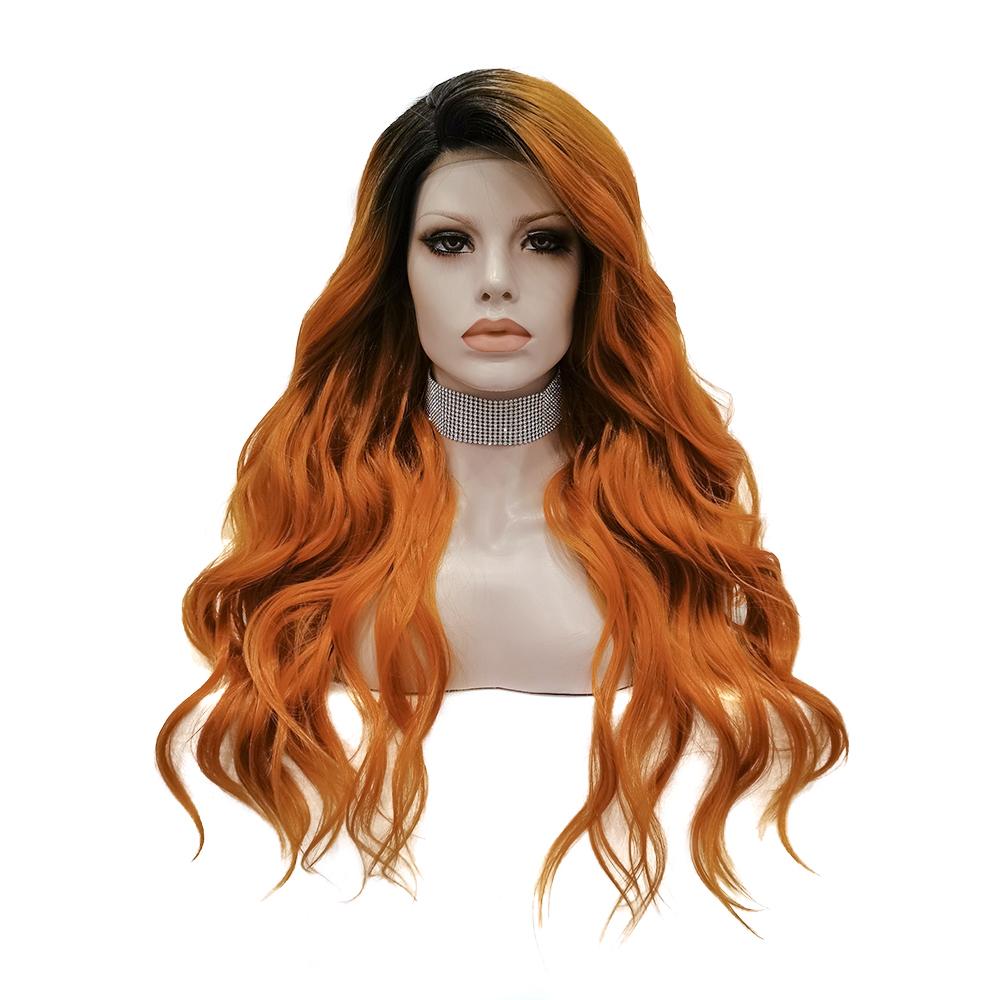 Premium Wig - Auburn Long Big Wave Lace Front Wig-Lace Front Wig-UNIQSO Canada