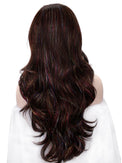 Premium Wig - Copper Blend Shiny Tinsel Lace Front Tinsel-Lace Front Wig-UNIQSO Canada