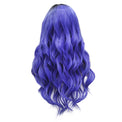 Premium Wig - Deep Root Neon Navy Lustrous Long Lace Front Wig-Lace Front Wig-UNIQSO Canada