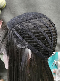 Premium Wig - Ebony Timeless Bob in Shoulder Length Lace Front Wig-Lace Front Wig-UNIQSO Canada