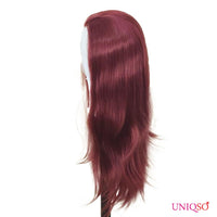 Premium Wig - Fiery Cinnamon Side Sweep Extra Long Lace Front Wig-Lace Front Wig-UNIQSO Canada