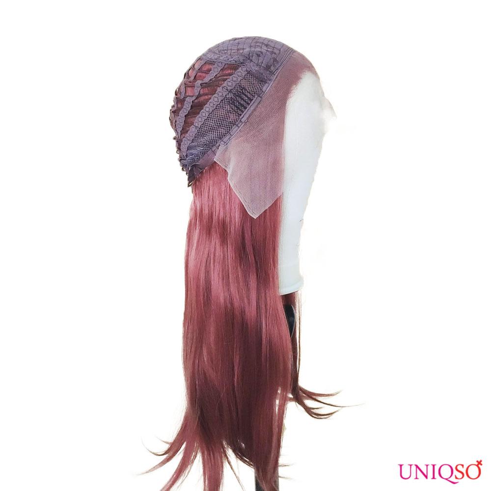 Premium Wig - Fiery Cinnamon Side Sweep Extra Long Lace Front Wig-Lace Front Wig-UNIQSO Canada