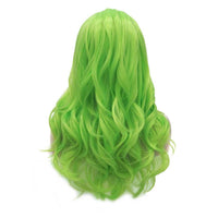 Premium Wig - Fluorescent Green Side Sweep Long Lace Front Wig-Lace Front Wig-UNIQSO Canada