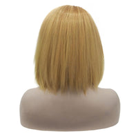 Premium Wig - Khaki Lemon Medium Straight Lace Front Wig-Lace Front Wig-UNIQSO Canada