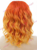 Premium Wig - Lace Front Cherry Red Wig (Cascading Curls)-Lace Front Wig-UNIQSO Canada