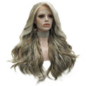Premium Wig - Long Tinsel Grey Ombre Lace Front Wig-Lace Front Wig-UNIQSO Canada