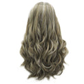 Premium Wig - Long Tinsel Grey Ombre Lace Front Wig-Lace Front Wig-UNIQSO Canada