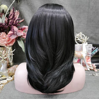 Premium Wig - Midnight Glams in Medium Length Lace Front Wig-Lace Front Wig-UNIQSO Canada