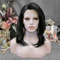 Premium Wig - Midnight Glams in Medium Length Lace Front Wig-Lace Front Wig-UNIQSO Canada