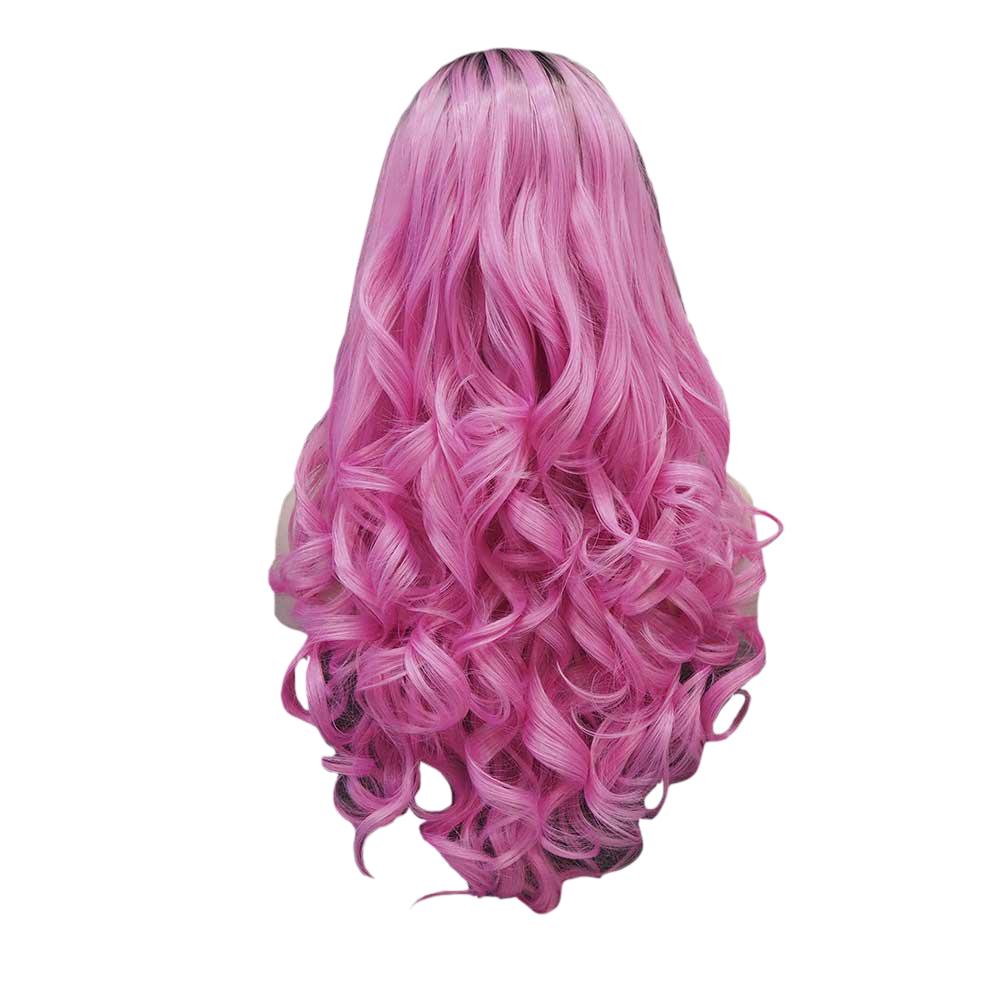 Premium Wig - Mulberry Gradient Long Bouncy Lace Front Wig-Lace Front Wig-UNIQSO Canada