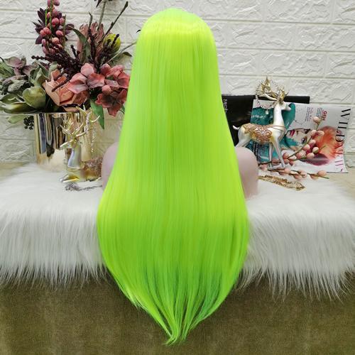Premium Wig - Neon Yellow Silky Straight Lace Front Wig-Lace Front Wig-UNIQSO Canada