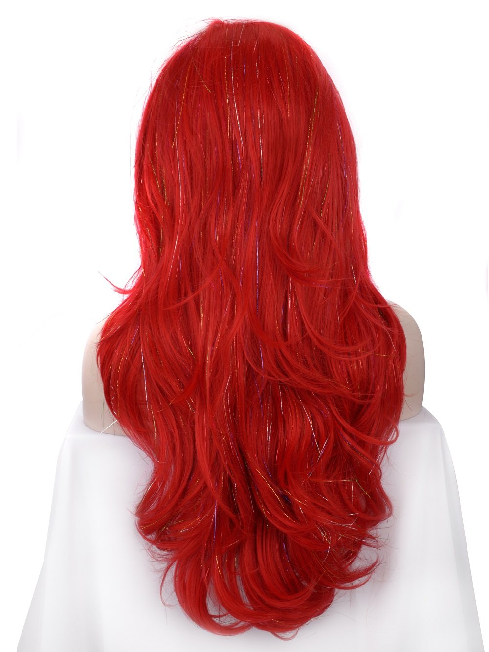 Premium Wig - Poppy Red Layered Lace Front Tinsel-Lace Front Wig-UNIQSO Canada