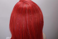 Premium Wig - Poppy Red Layered Lace Front Tinsel-Lace Front Wig-UNIQSO Canada