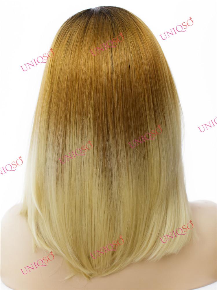 Premium Wig - Reverse-Ombre Blonde Lace Front Synthetic Wig-Lace Front Wig-UNIQSO Canada