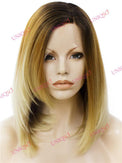 Premium Wig - Reverse-Ombre Blonde Lace Front Synthetic Wig-Lace Front Wig-UNIQSO Canada