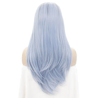 Premium Wig - Rooted Glacier Blue Long Straight Lace Front Wig-Lace Front Wig-UNIQSO Canada
