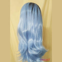Premium Wig - Rooted Glacier Blue Long Straight Lace Front Wig-Lace Front Wig-UNIQSO Canada