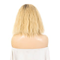 Premium Wig - Rooted Honey Blonde in Medium Curl Lace Front Wig-Lace Front Wig-UNIQSO Canada