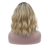 Premium Wig - Rooted Sunflower Fringe in Shoulder Length Wave Lace Front Wig-Lace Front Wig-UNIQSO Canada