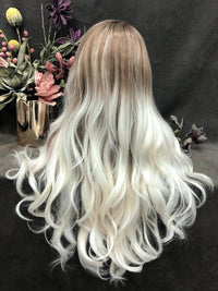 Premium Wig - Toffee Blonde Ombre Long Lace Front-Lace Front Wig-UNIQSO Canada