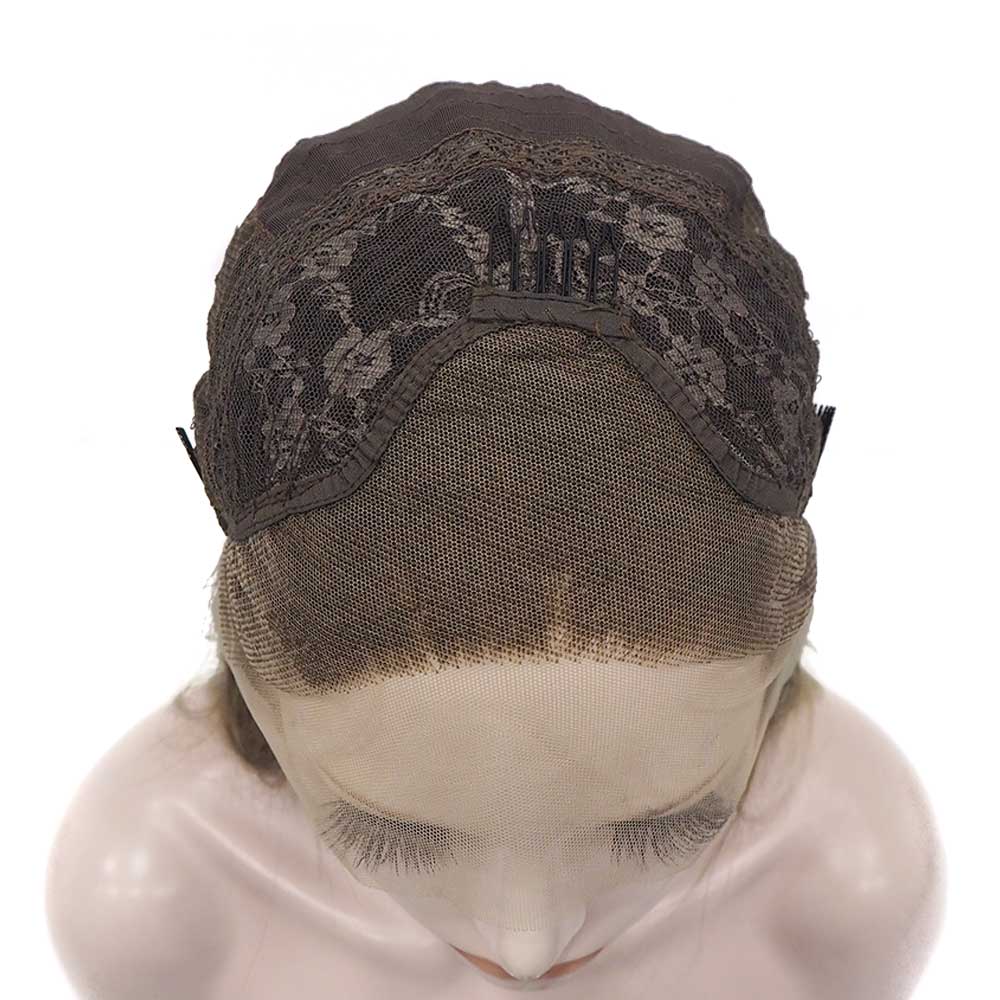 Premium Wig - Two-tone Tortilla Brown Long Straight Lace Front Wig-Lace Front Wig-UNIQSO Canada