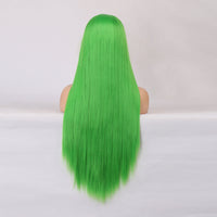Rich Green Front Lace Long Hair Wig-Lace Front Wig-UNIQSO Canada