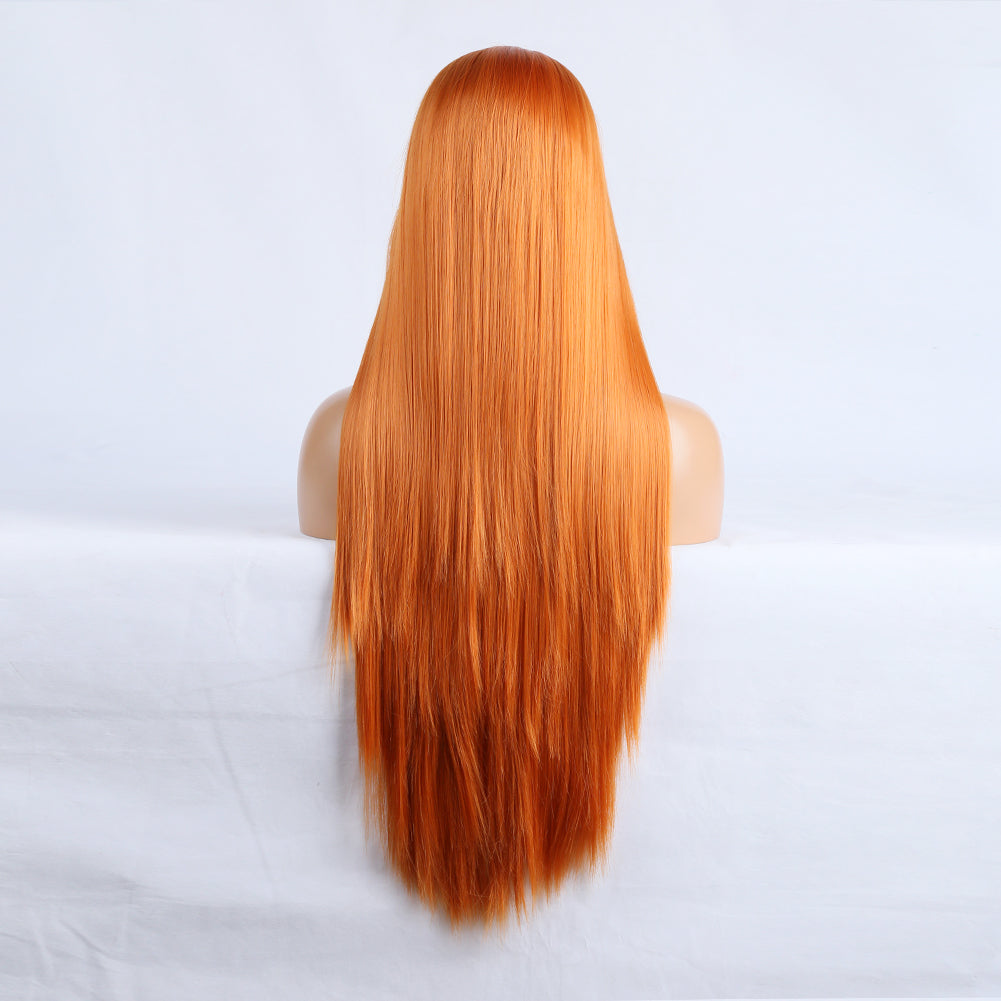 Ritzy Orange Front Lace Wig-Lace Front Wig-UNIQSO Canada