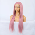 Rosy Berry Long Straight Lace Front Wig-Lace Front Wig-UNIQSO Canada