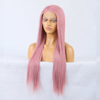 Rosy Berry Long Straight Lace Front Wig-Lace Front Wig-UNIQSO Canada