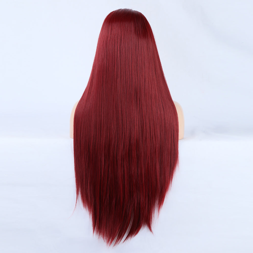 Royal Scarlet Front Lace Wig-Lace Front Wig-UNIQSO Canada
