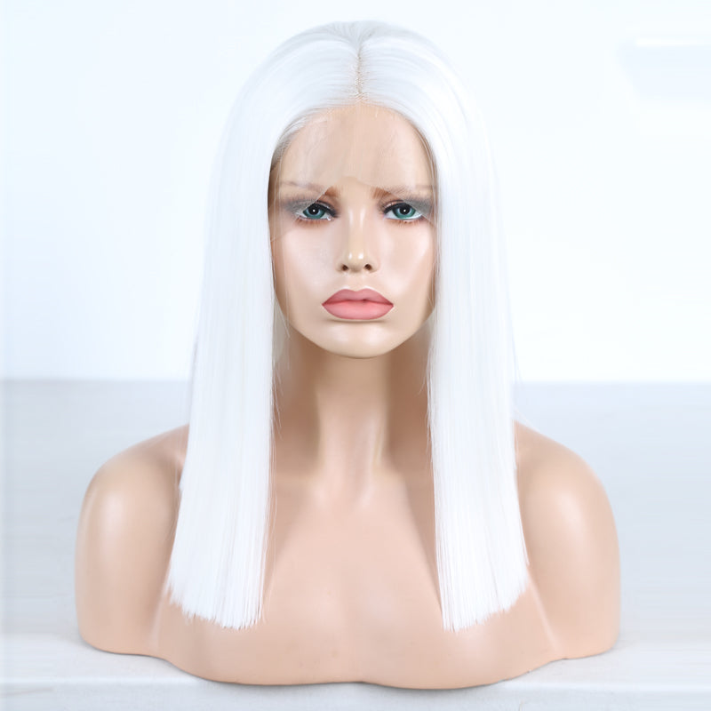Shades of White T Lace Front Wig-Lace Front Wig-UNIQSO Canada