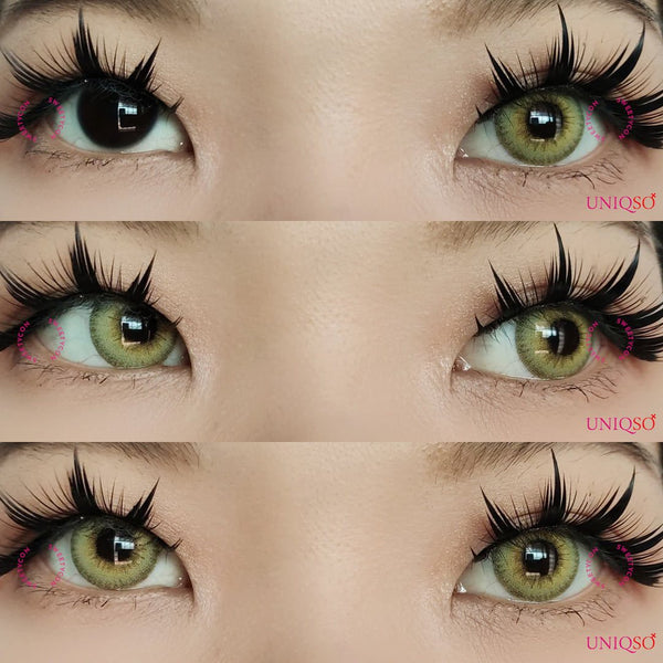 Sweety Signature Brown Green (1 lens/pack)-Colored Contacts-UNIQSO