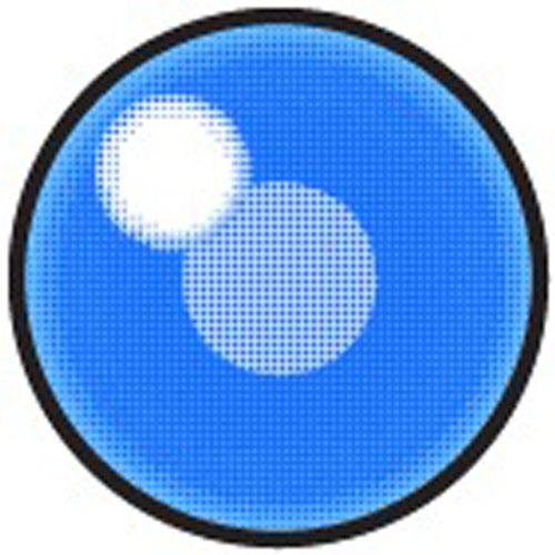 Sweety Anime Cloud Rim Blue (1 lens/pack)-Colored Contacts-UNIQSO Canada