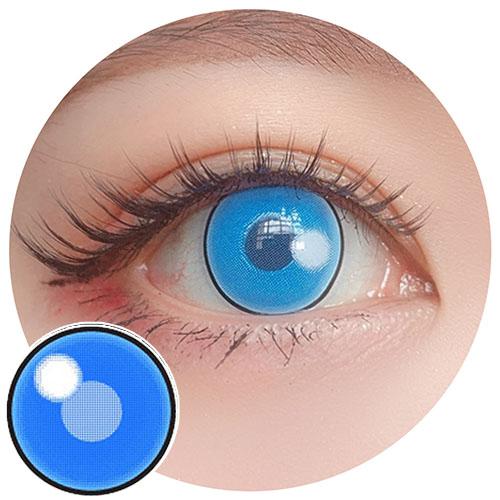 Sweety Anime Cloud Rim Blue (1 lens/pack)-Colored Contacts-UNIQSO Canada