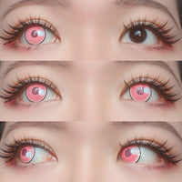 Sweety Anime Cloud Rim Pink (1 lens/pack)-Colored Contacts-UNIQSO Canada