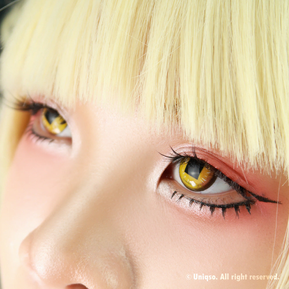 Sweety Anime Diamond Yellow (1 lens/pack)-Colored Contacts-UNIQSO Canada