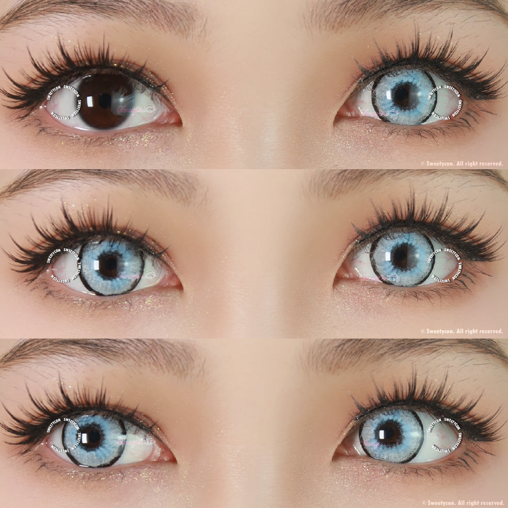 Sweety Aquaman Gray (1 lens/pack)-Colored Contacts-UNIQSO Canada