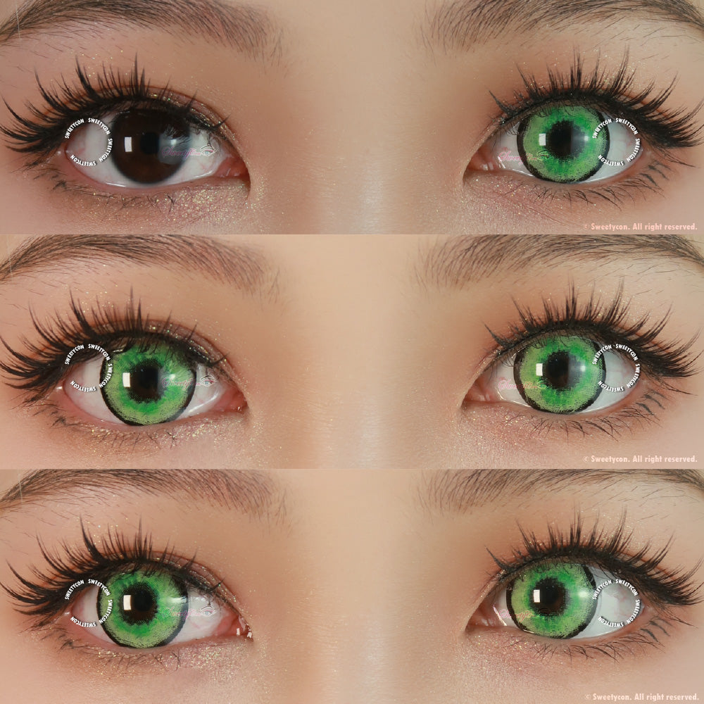 Sweety Aquaman Green (1 lens/pack)-Colored Contacts-UNIQSO Canada