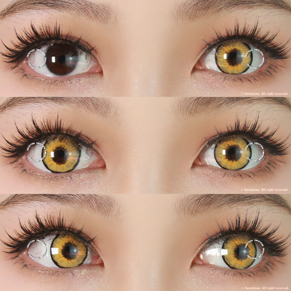 Sweety Aquaman Yellow (1 lens/pack)-Colored Contacts-UNIQSO Canada